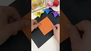 make paper crow idea#craft#ideas.