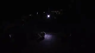 Fulton MX-991/U anglehead color lenses at night