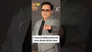 5 stars in Hollywood who were drunk all the time.#USA #celebrities #Hollywood #celebrities #actor