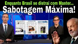 ESCÂNDALO! ESTELIONATO DA MÍDIA CONTRA BRASIL! LULA E A SABOTAGEM DO BC! BOLSONARISMO QUER BANDEIRA!