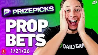 TOP PRIZEPICKS NBA, NFL, NHL, CBB & ESPORTS PLAYER PROPS for TODAY 1/21 | Sports Betting (LIVE)