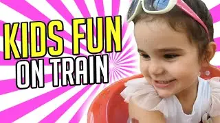Rihanna & Sajra Ride on the Train 🚂 | Fun Train Adventure with Ice Cream Surprise!
