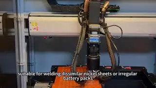 Lithium battery automatic single sided large module spot welding machine#batterytechnology #machine