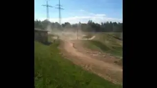 Motocross Aufenau Zieltable und Rohrsprung..
