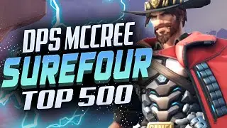 Surefour DPS main McCree gameplay! [ Overwatch Season 26 Top 500 ]