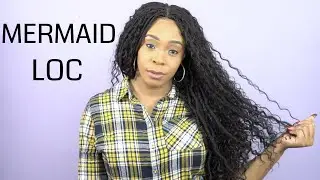 Freetress Equal Synthetic Hand Tied Lace Part Braided Wig - MERMAID LOC --/WIGTYPES.COM