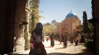 Quiet Walk Through Baghdad (4K, Ambient  Sleep Video)