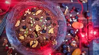 Christmas fruit cake | Eggless fruit cake | Traditional Christmas cake recipe