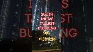 Самая высокая башня Южной Индии Sas Crown Kokapet Hyderabad #sascrown #hyderabad