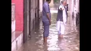 Patna: Water Logging Outside The Residence Of Bihar Deputy Chief Minister Sushil Modi | ABP News
