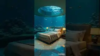 Bedroom in aquarium!🐠😍#shorts