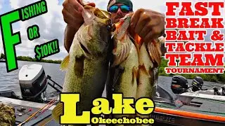 BASS FISHING for $10K!! Fast Break Team Tournament on Lake Okeechobee