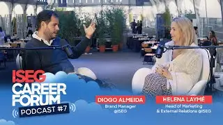 Diogo Almeida (Brand Manager ISEG), Helena Laymé (Head of Marketing ISEG) | ISEG Career Forum 2025