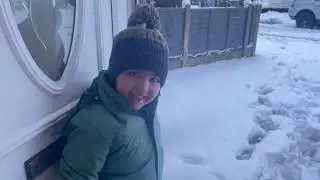 Snow Fall in UK 🇬🇧😍 || first snow fall in 2026 || Rudransh Kharta Vlog | New Video