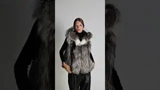 Gilet con Cappuccio in Plantium Fox &ndash; Colore Naturale