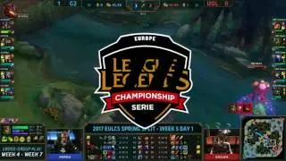 League Of Legends &mdash; G2 Esports vs Unicorns of Love  EU LCS 2017 Spring Game 2