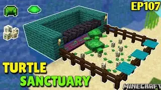 SUPER SIMPLE TURTLE FARM FOR MINECRAFT (TURTLE SCUTE / TURTLE EGGS) EP107