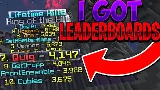 I GOT LEADERBOARDS IN HYPIXEL'S NEW GAME! (King Of The Hill)