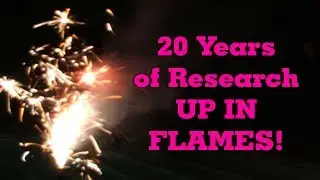 Burning 20 years of scientific research papers Team SPOM! ritual fire healing from ashes