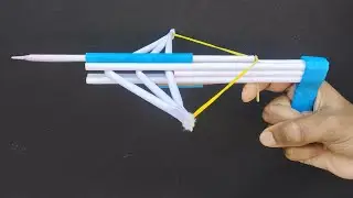 How to make a paper crossbow | DIY paper gun | Paper toy gun
