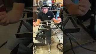 Welding up the grill grate on the new 6inch rocket stove! #rocketstoves #welding 