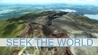 New Zealand: Taking a Scenic Flight Over Volcanic Peaks of Mt. Tarawera