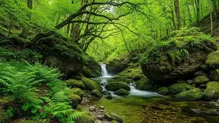 Natural River Flow with Birds Chirping for Sleep & Relaxation