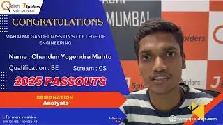 My Placement Story At | JSpiders Navi Mumbai
