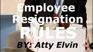 Employee Resignation Rules