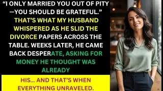 My husband Said he Married Me Out of Pity&mdash;Now he&rsquo;s  the One Asking for Alimony