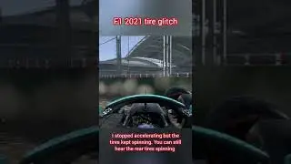 Formula 1 Tire Glitch #f1 #formula1