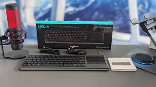 Logitech Media K830 Illuminated Wireless Keyboard Unboxing, Tutorial & Review