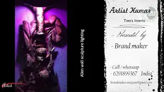 Unique Wall Decor With Lights Iwall decoration ideas|wall hanging craft ideas| diy craft Tutorial 2