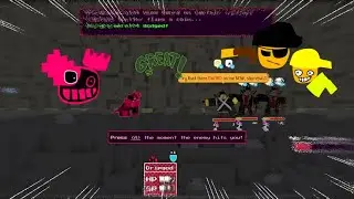 Battling 3 captain trotters in the pit! || Roblox block tales pit floor 49 solo.