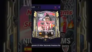 NO.1 LW NICO WILLIAMS 👑🔥 #fcmobile #fcmobile25