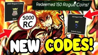 Переработка FLAME! Совершенно новые рабочие коды *бесплатные монеты Rogue* в Rogue Demon Roblox! ...