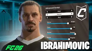 Como hacer a Zlatan Ibrahimović en EA FC 26 FACE Tutorial (Clubes Pro)