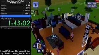 The Sims Bustin' Out - Maxed Skills Speedrun - 1:57:46 (Part 2)