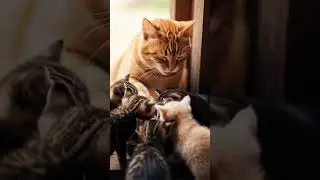 Cats eating food #cats