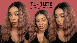 Awesome T Lace Human Hair Blend Lace Wig - TL JUNE --/WIGTYPES.COM
