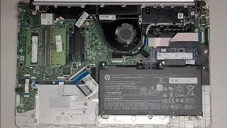 Разборка ноутбука HP 15t-dy200, оперативная память, SSD, жёсткий диск, обновление, замена батареи...