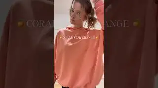 New coral star orange UltraFleece hoodie 🤭#fashion #newfashionvideo #workout