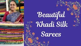 Beautiful Khadi Silk Sarees @Vastrasarees99 