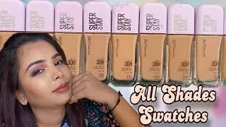 *New Launch* Maybelline Super Stay Lumi-Matte Foundation|| All Shades ||#newlaunch#maybelline