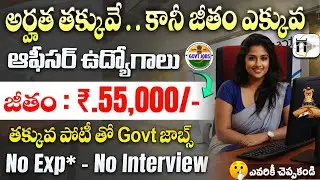 🚨 అర్హత తక్కువే కానీ 55,000 జీతం | IITM Recruitment 2025 | Govt Jobs Telugu | Latest Job Search