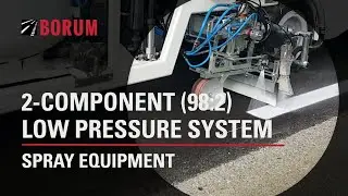 2-component (98:2) low-pressure system - SPRAY equipment flexibility and working principles