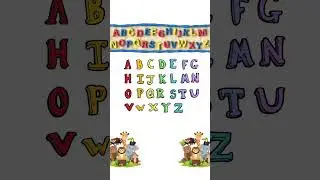 learning English Alphabet 🔤 let's gooo Children have fun to Learn