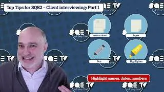 SQETV | Episode 33 | SQE2 Top Tips Part 1