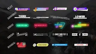 Lower Third for Youtube, TV and Social Media | After Effects Template