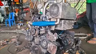 ho&agrave;n th&agrave;nh 80% độ m&aacute;y yanmar 3t86.độ b&ocirc; luộc,sinh h&agrave;n nước,turbo về L&acirc;m ngư trường 184